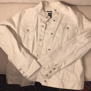 GAP stretch khaki jacket. size Large